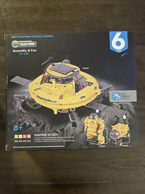 Solar Power Scientific & Fun Stem Robot 6 In 1