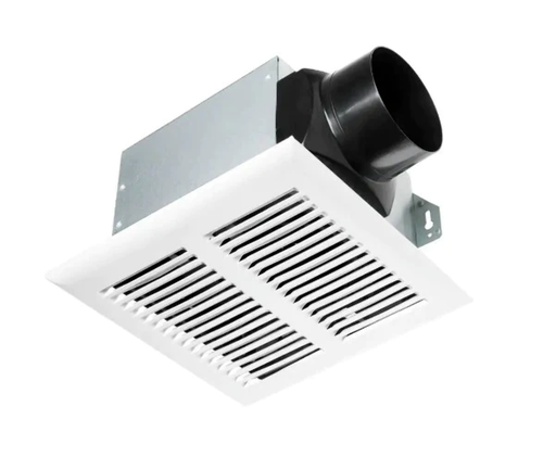 Hampton Bay 80 CFM Ceiling Mount Roomside Installation Bathroom Exhaust ...