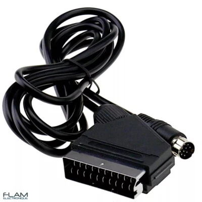 GENERIQUE Cable audio / video peritel RGB SCART SEGA SATURN (PAL) Sega Saturn video cable