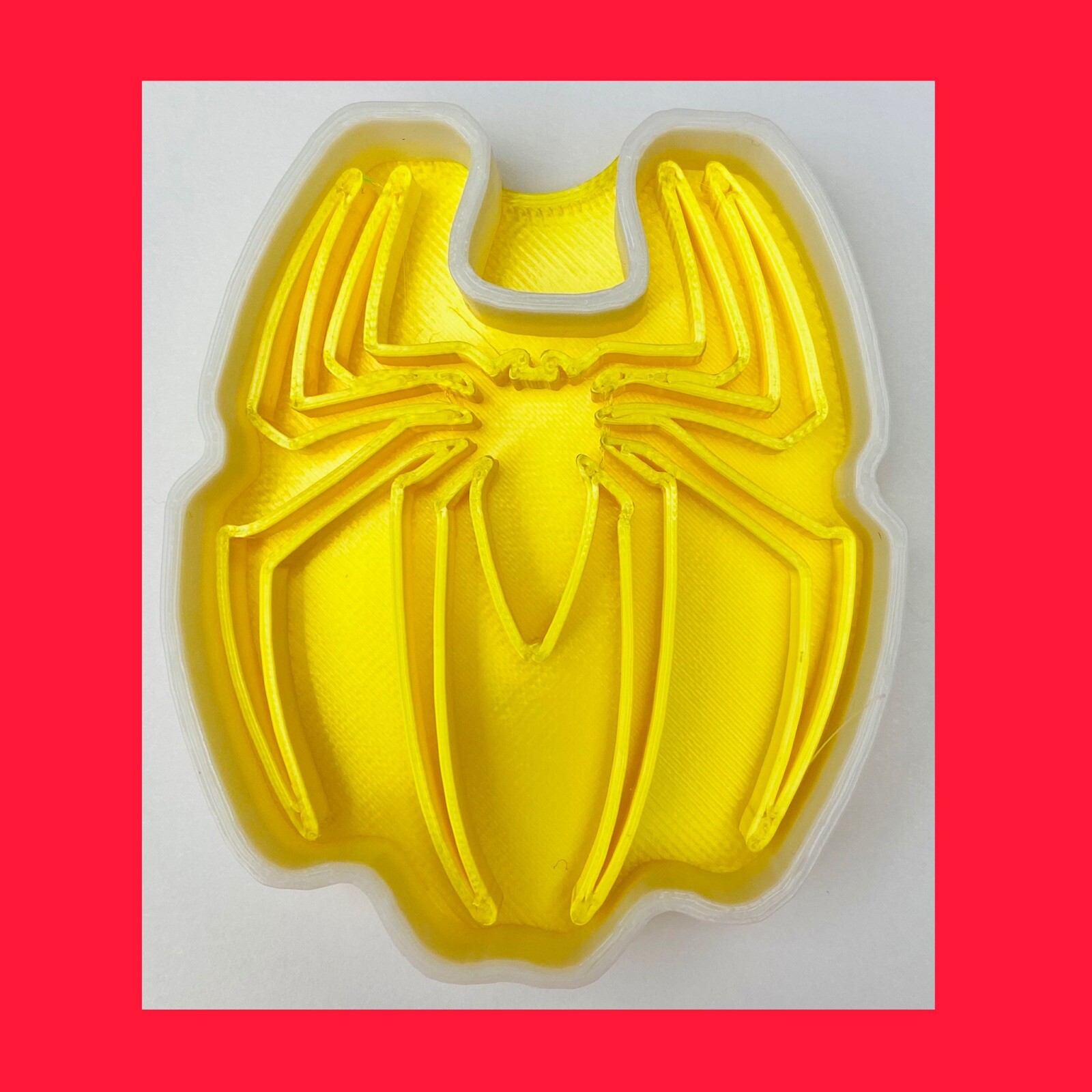 10cm Spiderman Logo Cookie Cutter