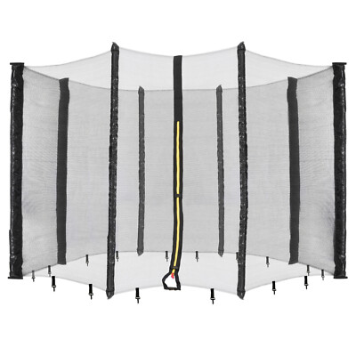 AREBOS Trampolin Netz Sicherheitsnetz Fangnetz Schutznetz für 8 Stangen 305 cm