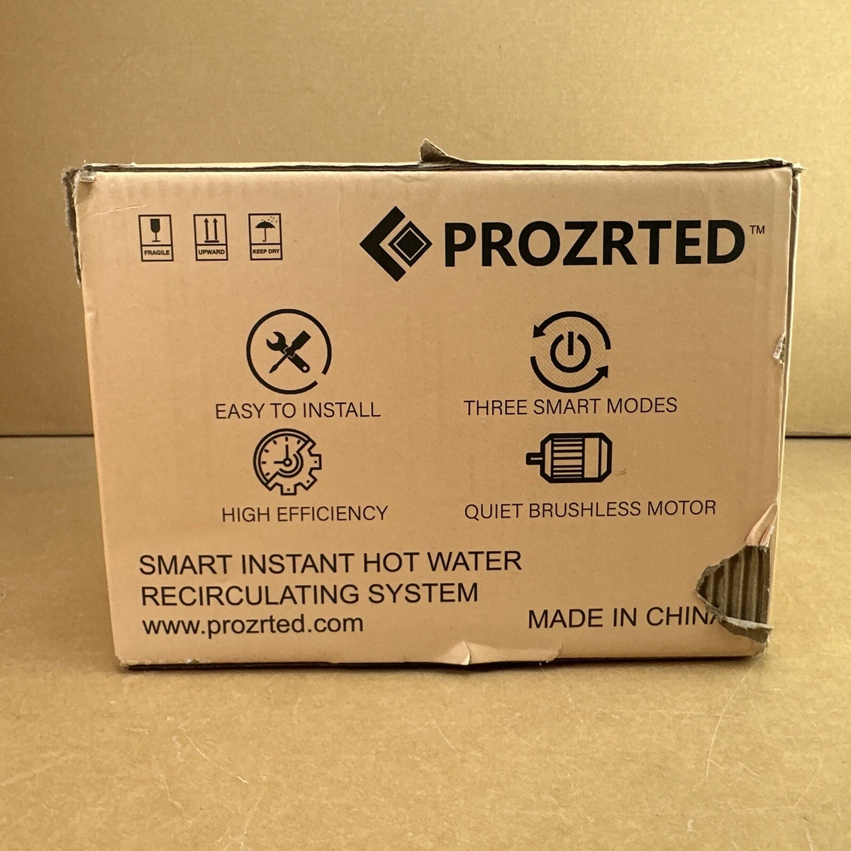 PROZRTED Smart Instant Hot Water Recirculating Pump System HBS24-12 - NEW |  eBay