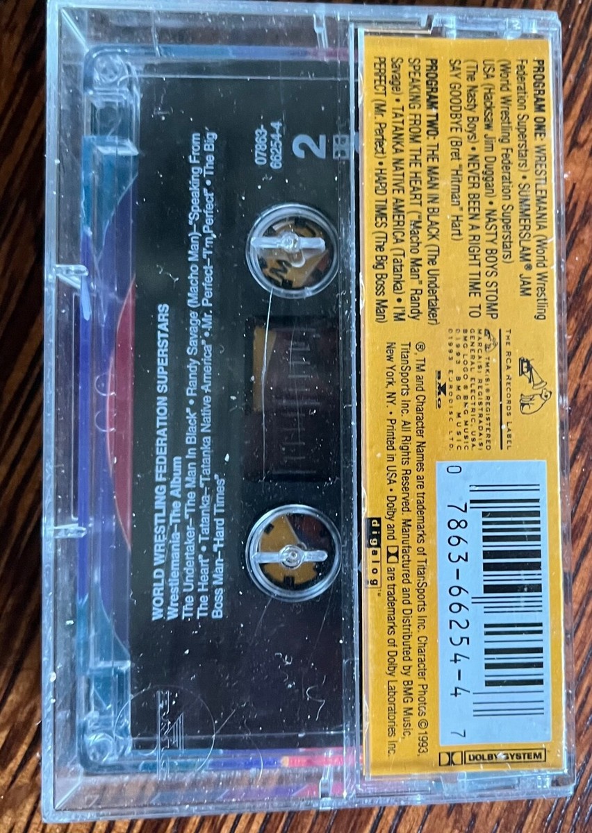 EX 1993 WWF Wrestling Superstars * WRESTLEMANIA THE ALBUM