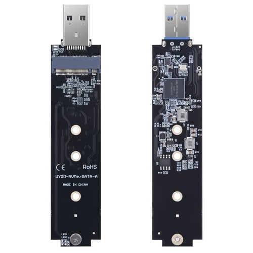 Two Protocol M.2 SSDs to USB 3.2 Converters For 2230 2242 2260 2280 SSDs - Afbeelding 5 van 8