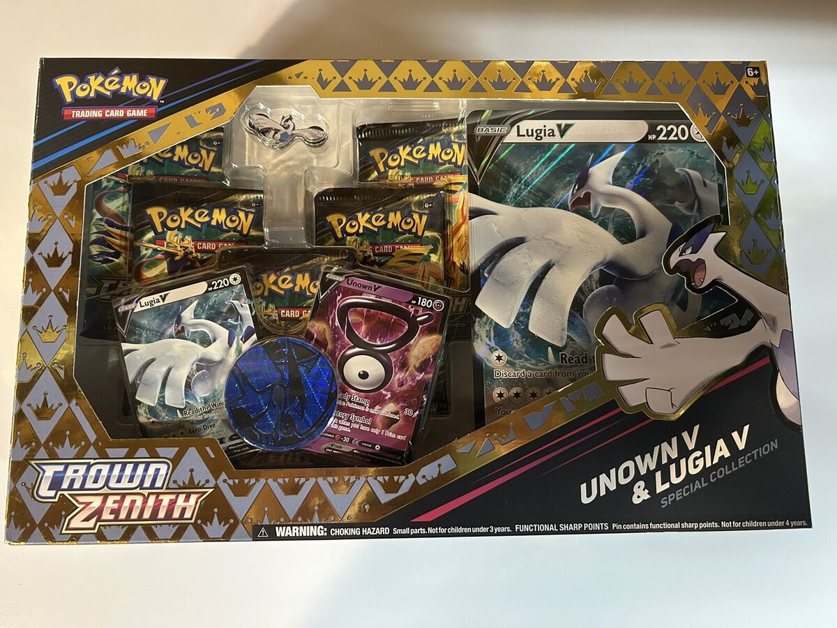 Pokemon Trading Card Game: Crown Zenith Unown V and Lugia V