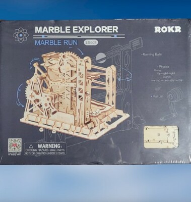 NEW - Rokr Marble Explorer Marble Run LG503 3D Wooden Puzzle ~ SEALED~