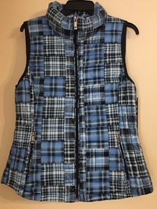 tommy hilfiger plaid vest
