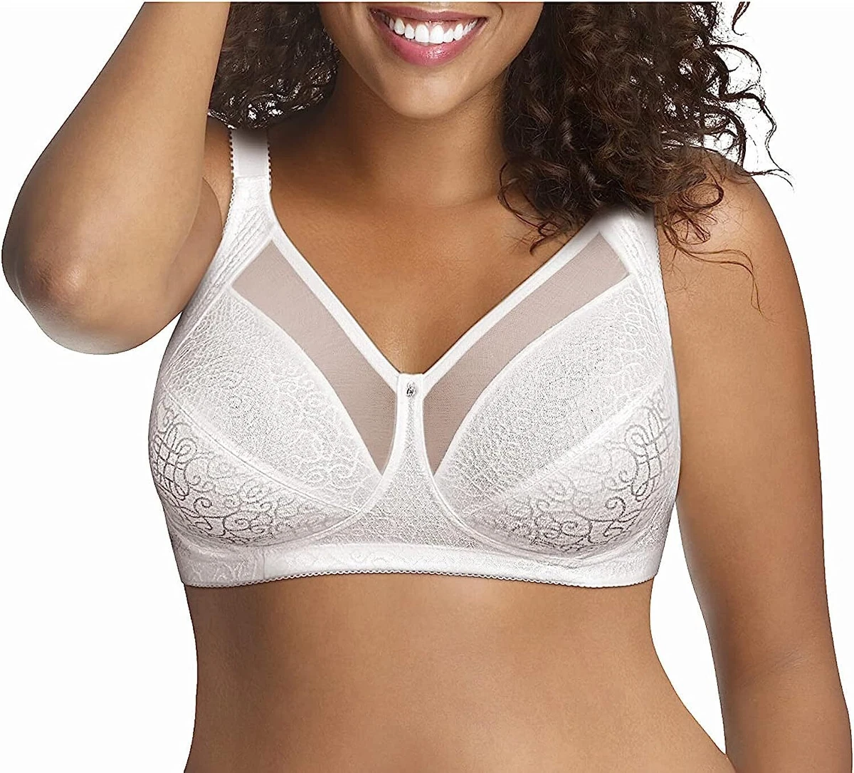 JUST MY SIZE Womens Wireless Bra, Comfort Shaping Full Figure Wire-Free Bra