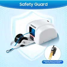 45 LBS Free Fall Saltwater Boat Electric Anchor Winch Marine w/ Wireless Remote