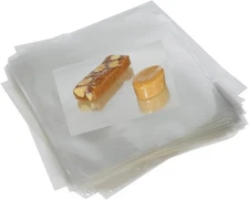 Candy Wrappers for Caramels, 300 Pcs 5" x Clear Cellophane 5"x5" 