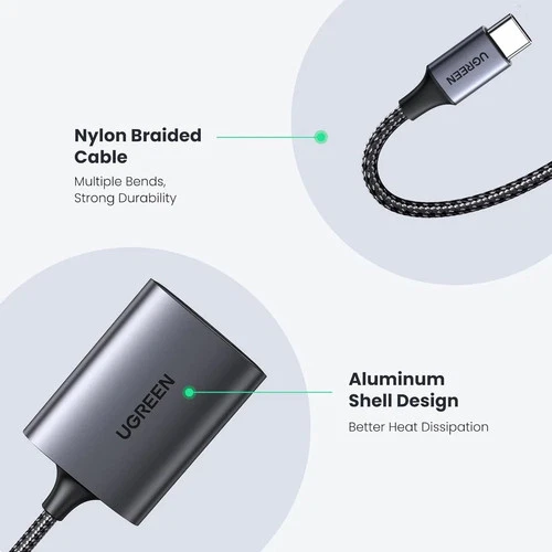 UGREEN USB C SD Card Reader Memory Card Adapter - Thumbnail 3