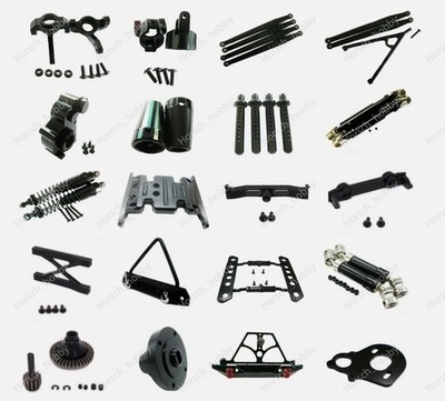 Black aluminum metal Upgrade parts Fit For 1/10 AXIAL SCX10 ELECTRIC 4WD Rc Car