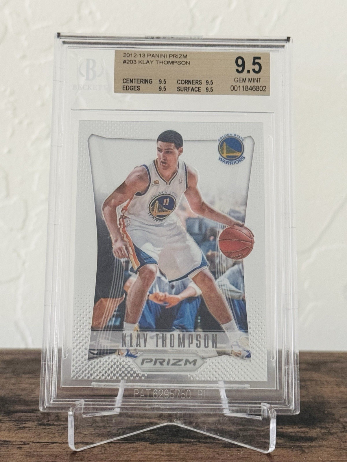 Klay Thompson 2012-13 Panini Prizm #203 Rookie RC BGS 9.5 GEM MINT WARRIORS