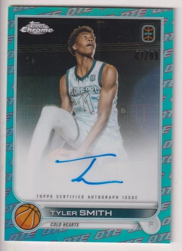TYLER SMITH 2022-23 TOPPS CHROME BASKETBALL AUTOGRAPH AUTO CARD #D 87/99