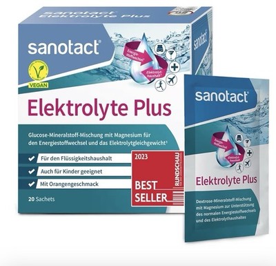 Electrolyte Powder with Potassium and Magnesium 20 Sachets NEU