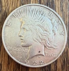 1922 D PEACE SILVER DOLLAR - 90% SILVER - NICE DETAIL - ESTATE FIND