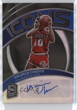 2020-21 Panini Spectra Icons Auto /99 Maurice Cheeks #ICO-MCH Auto HOF