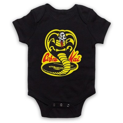 80er KARATE KID COBRA BAD GUYS KAI LOGO DOJO FILM BABY WACHSEN BABYANZUG GESCHENK