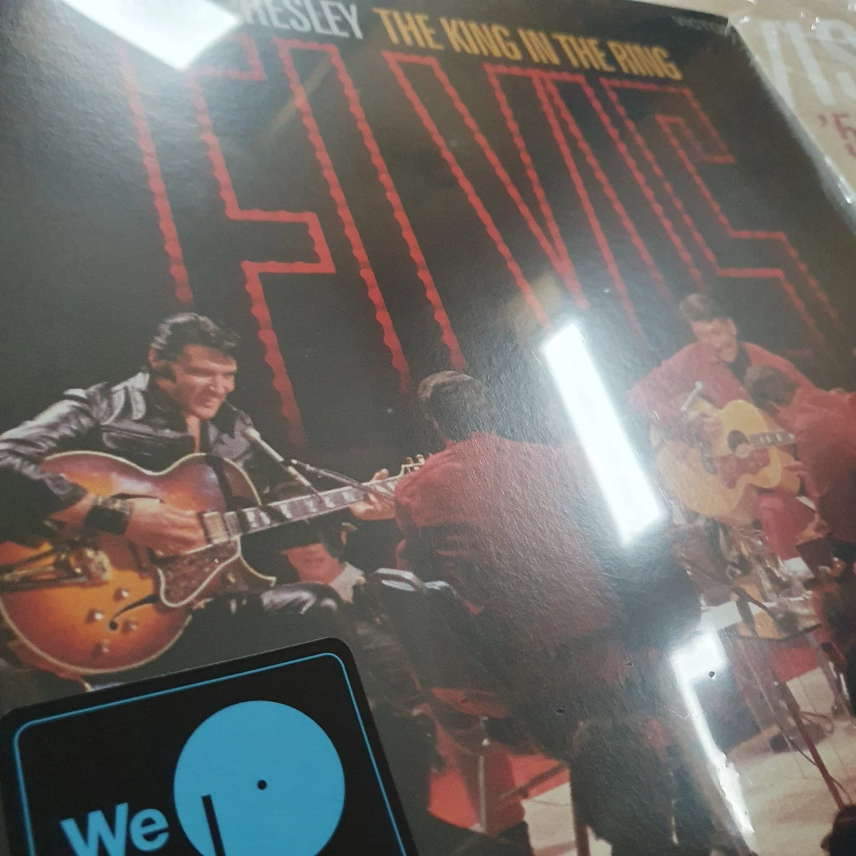 ELVIS PRESLEY- "THE KING IN THE RING" RSD 2018, 2LP RED VINYL W HYPES. #4092