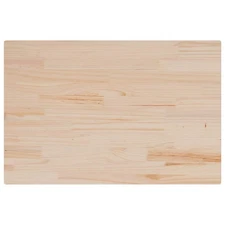Table Top Natural Solid pine wood Medium Rectangular Rustic vidaXL