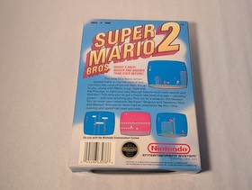 NES CIB Super Mario Bros 2 Nintendo NES First Print Variant Complete Box Manual