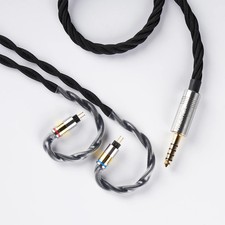 NICEHCK FirstTouch 6N OFC Silver Copper Cable MMCX 2Pin 3.5/2.5/4.4mm IEM Wire