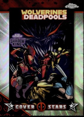 2025 Topps Chrome Deadpool Cover Stars - #CS-28 Wolverines & Deadpools #2