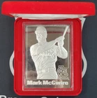 **RARE** Mark McGwire Proof Bar - 8 Troy oz .999 Fine Silver Bar in OP with COA