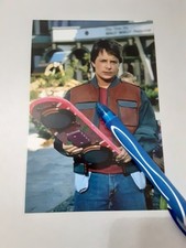 BACK TO THE FUTURE MOVIES, MICHAEL J. FOX AS MARTY McFLY, 4X6 GLOSSY COLOR PHOTO