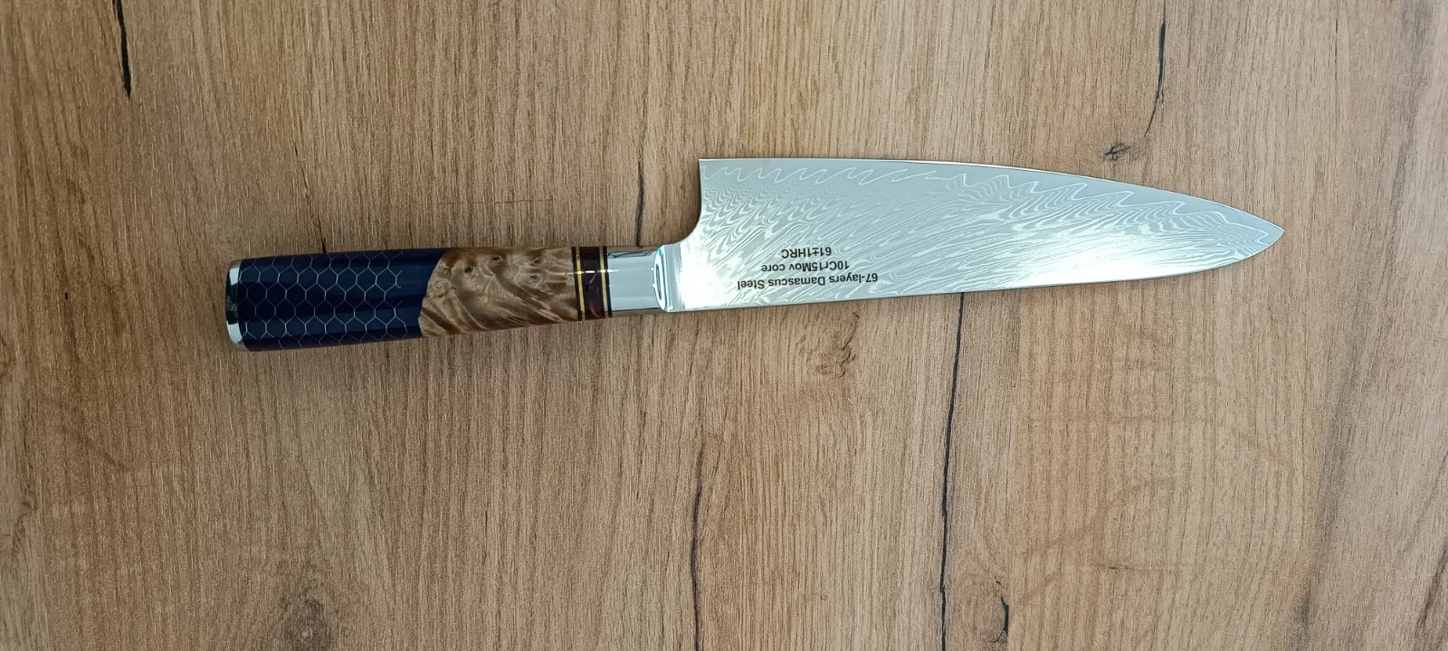 Chef's Knife Damascus Steel 67 Layers