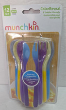 Munchkin 6 Pack, ColorReveal Color Changing Toddler Forks  Spoons Unopened