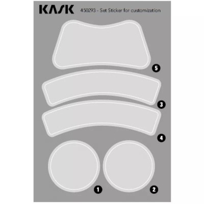 Kask Superplasma Clear Stickers Aufkleber