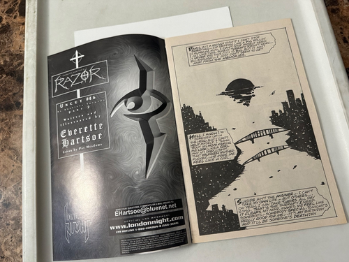 RAZOR UNCUT “An American Tragedy Pt. 2” Comic #46 London Night Studios - 1998! - Picture 3 of 6