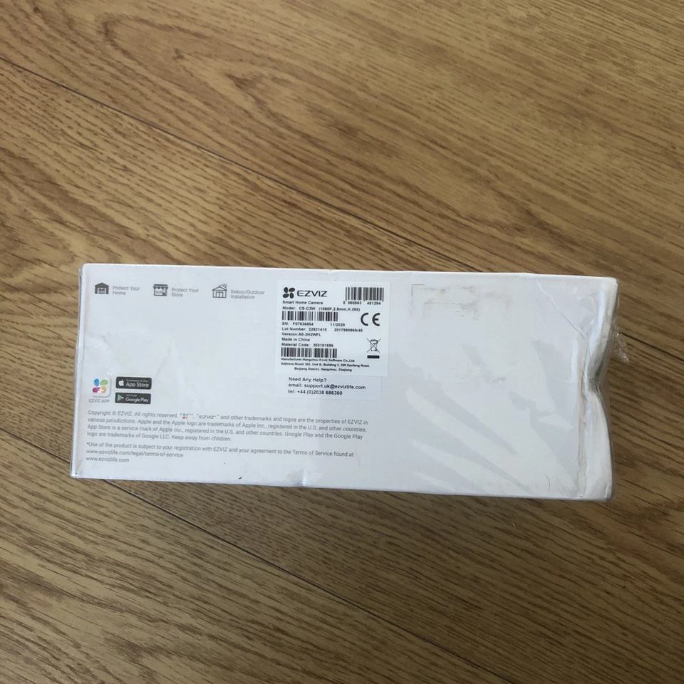 EZVIZ C3W Pro Smart Camera HD1080p Wi-Fi Colour Night Vision New Fast Free P&P - Image 2 of 2