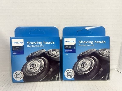 NEW 2Pk Philips Norelco SH50 Replacement Shaving Heads Series 5000 6000