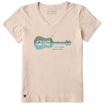 Life is Good 161114 - Women's Here Comes the Sun Reflections S/S Crusher Vee - B