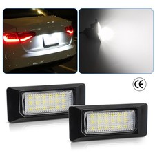 2x White 6500k Led License Plate Lights For Vw Golf Jetta Passat Tiguan Touareg