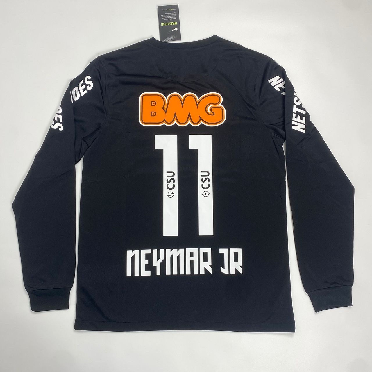 Santos 10-11 Away Jersey Long Sleeve – Neymar #11
