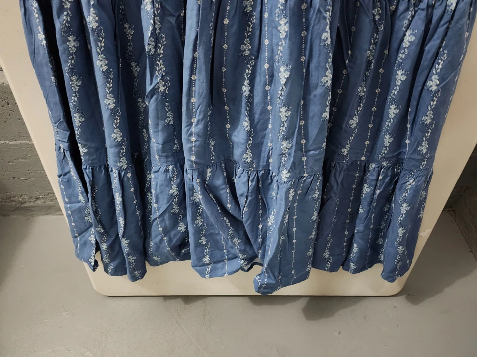 Torrid платье женщин 2 X макси Challis оборки ремень ярус цветочный вискозы эластичной новый - Изображение 3 из 4