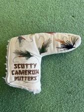 Scotty Cameron 2009 PGA Champ White Super Fly Fishing Blade Headcover Excellent 