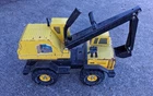 Tonka Pressed Steel Yellow Black Excavator Construction Vehicle Toy