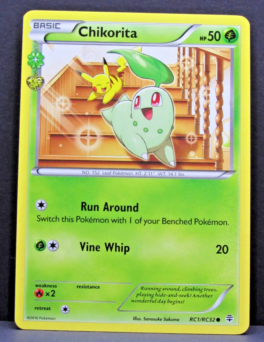 Chikorita RC1/RC32 Generations: Radiant Collection Regular Pokemon TCG LP