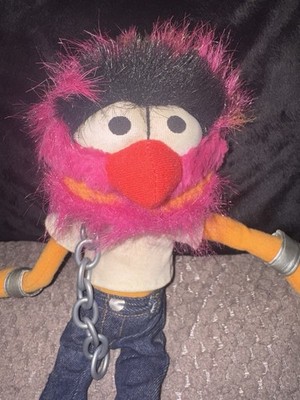 Vintage The Muppets ''Tier'' Plüsch - Nanco/PMS - angekettete Variante - 14 Zoll sehr guter Zustand 