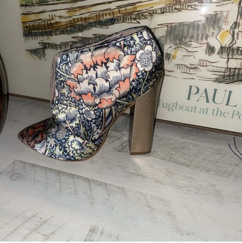 Botines de satén Just Cavalli para mujer talla 38 talla: 7,5 Foto 3 de 4