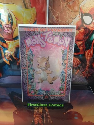 Tales Of Savagery Monstemon Embossed  Metal Foil 1/1 WolfMand MegaCon Exclusive