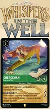 4X Playset Lorcana Shere Khan - Fearsome Tiger LEGENDARY Whispers in the Well