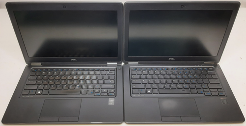 Lot of (2) Dell Latitude E7250 Core i5-5300U 2.30GHz 8GB RAM NO SSD *NO BATTERY