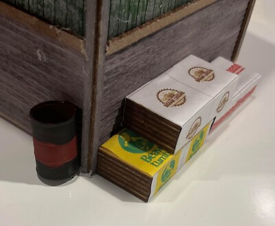N Scale Plywood Lumber Stack Kits Laser Cut 16-Pack Version 2