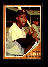 1962 TOPPS #153 PUMPSIE GREEN RED SOX GREEN TINT NRMINT E09045