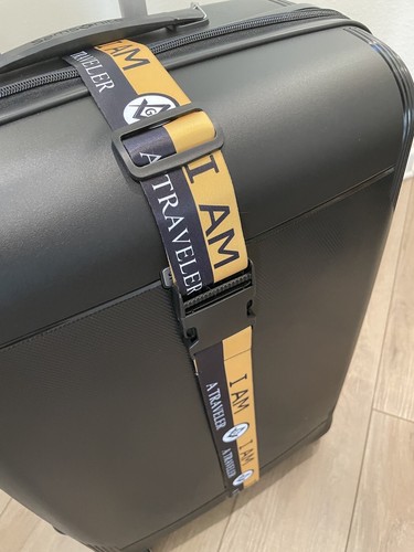 Freemason I am a traveler Luggage Travel Bag Belt Suitcase Buckle Strap 2pcs NEW - Picture 18 of 21